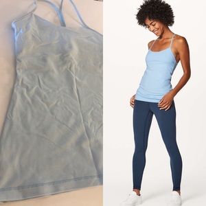 Lululemon Power Pose Tank Ice Milk Super Rare!